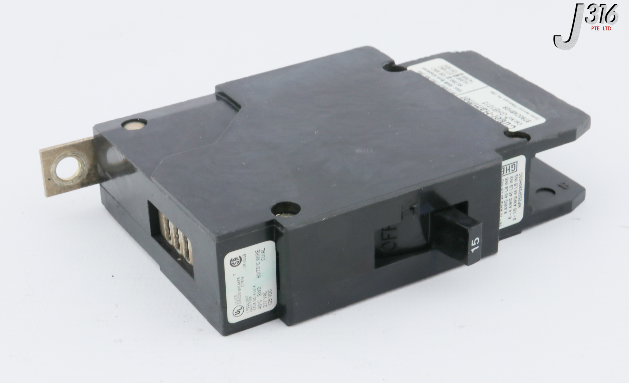 29008 CUTLER-HAMMER SINGLE POLE CIRCUIT BREAKER, 15A GHB1015 | eBay